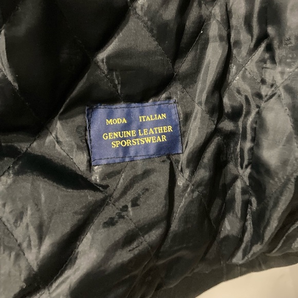 VINTAGE GIANNI VALENTE LEATHER COAT - Picture 7 of 8